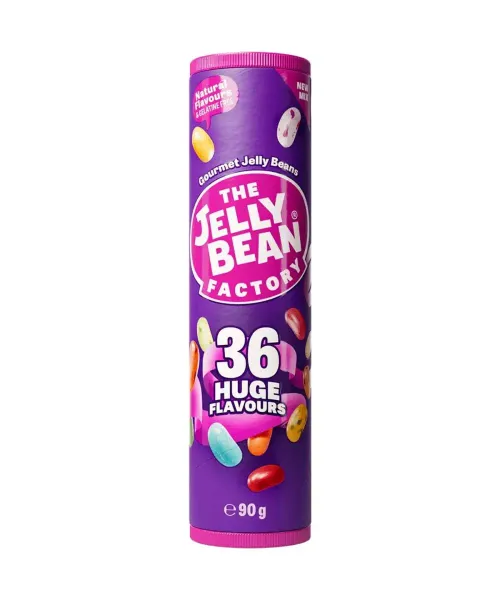 Želejkonfektes Factory 36mx Tube 90g, Jelly Bean