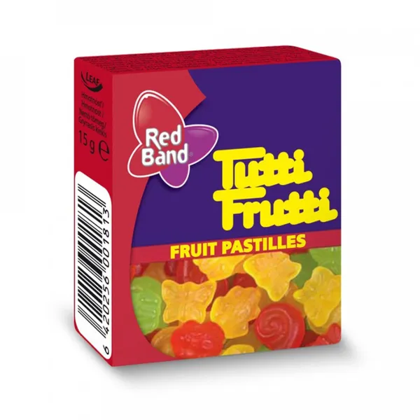 Želejkonfektes Fruit 15g, Tutti Frutti