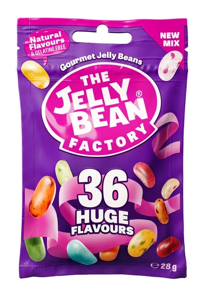 Želejkonfektes Jelly Beans Factory 36mix Bag 28g