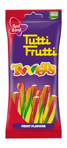Želejkonfektes Tutti Frutti Twist 100g, Rad Band
