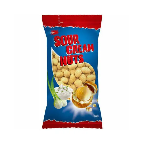 Zemesrieksti ar krējumu un sīpolu garšu apv. Jega 200g, ZM food