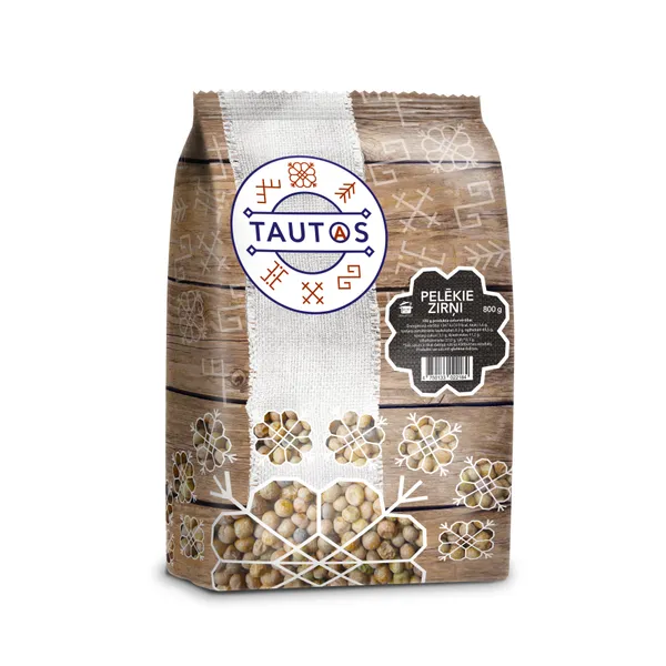Zirņi pelēkie 800g, Tautas