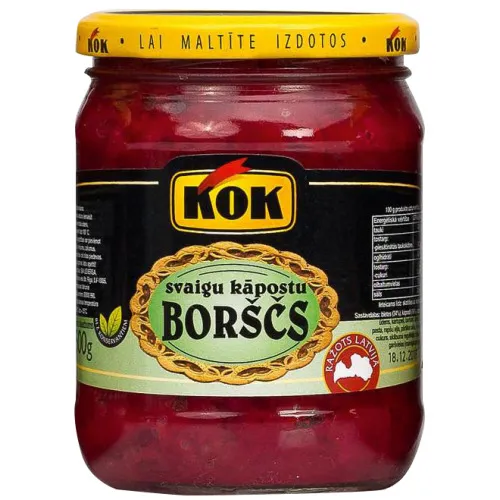 Zupa Borščs, svaigu kāpostu 500g, KOK
