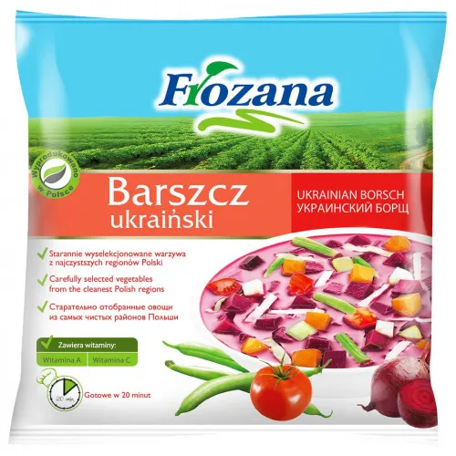 Zupa saldēta Ukraiņu boršcs 400g, Frozana