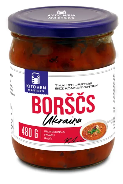 Zupa Ukraiņu Borščs 480g, Kitchen Masters