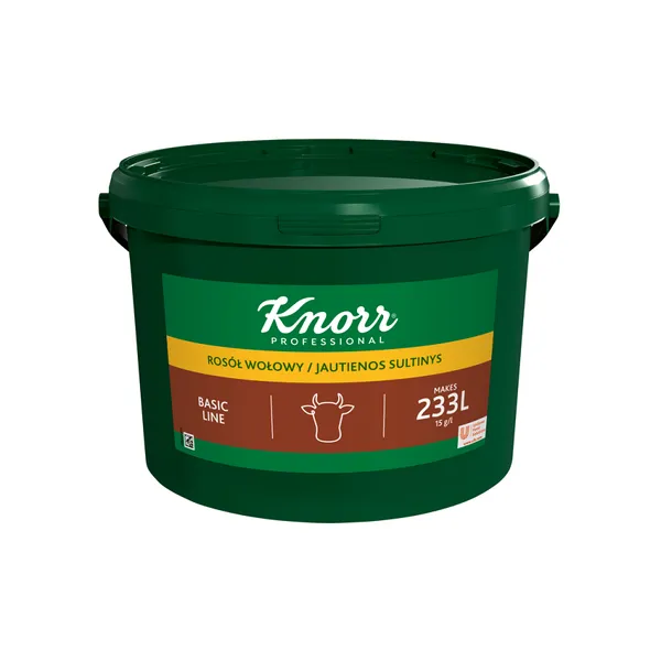 1-2-3 Liellopu buljona pamats KNORR, 3.5kg