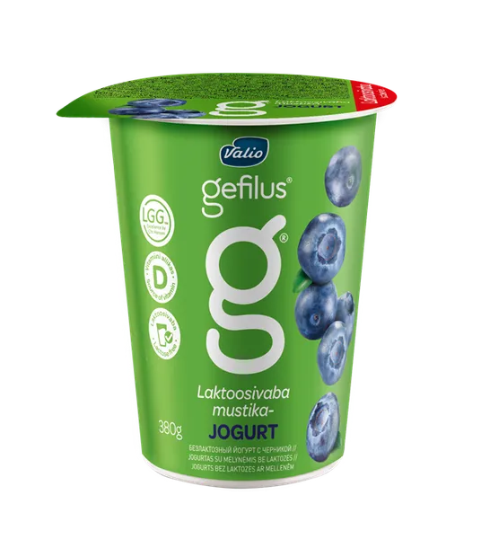 48H Jogurts VALIO Gefilus melleņu, 380 g