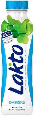 48H Raudzēts piena dzēriens LAKTO, Dabisks, 450g NPKS