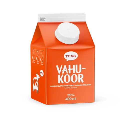 48H Saldais krējums TERE, 35%, 400ml
