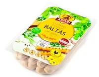 Ādažu cepamās desiņas Baltās ar sieru 400g (bez E621, 80% gaļa)