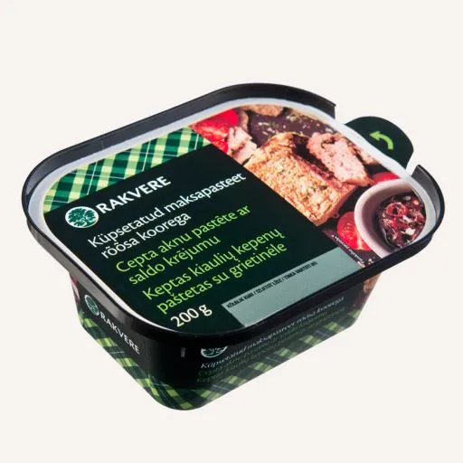 Aknu pastēte RAKVERE ar saldo krējumu, 200g