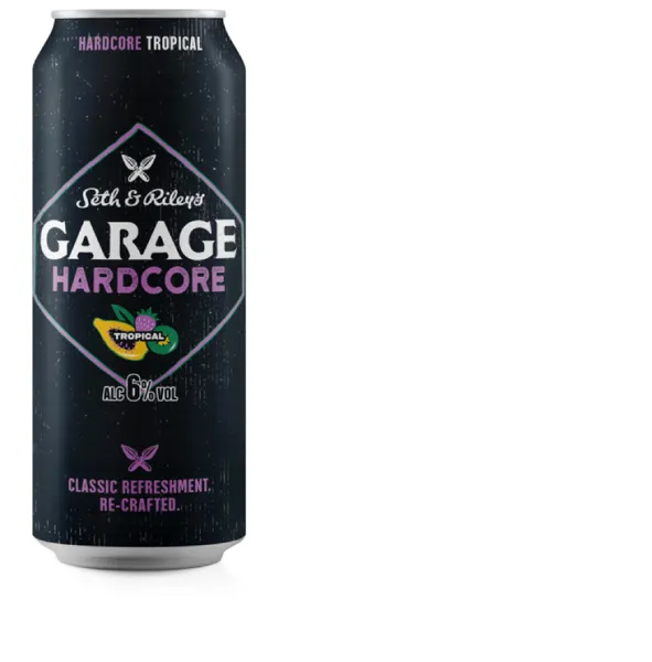 Alkoholisks kokteilis GARAGE Hard Tropical, 6%, bundžā, 0.5l (DEP)