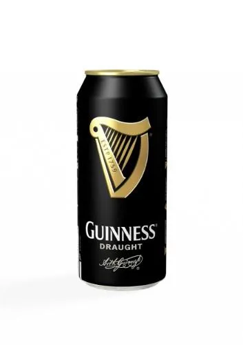 Alus GUINNESS Draught, bundžā, 4,2%, 0.44l (DEP)