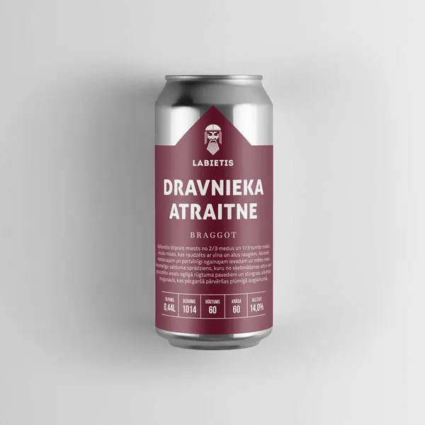Alus LABIETIS Dravnieka atraitne, 14%, bundžā, 0.44l (DEP)