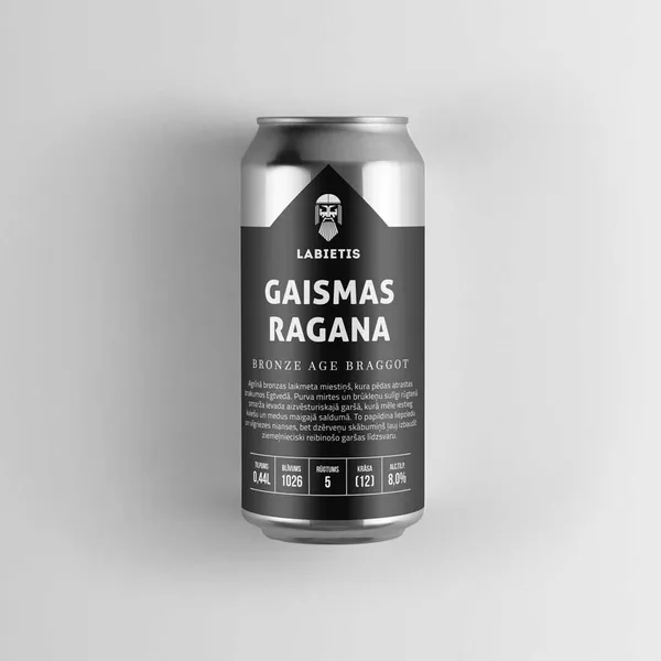 Alus LABIETIS Gaismas ragana, 8%, bundžā, 0.44l (DEP)