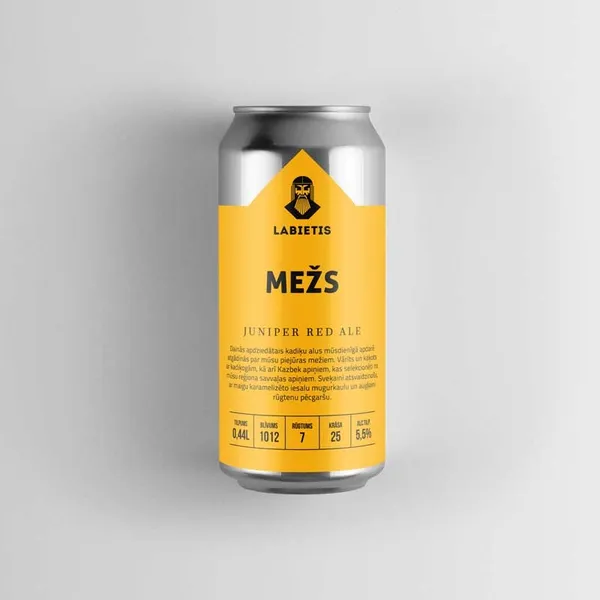 Alus LABIETIS Mežs, 5,5%, bundžā, 0.44l (DEP)