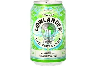 Alus LOWLANDER Cool Earth Lager Cans, 4%, bundžā, 0.33l (DEP)