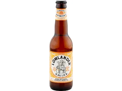 Alus LOWLANDER IPA, 6%, stiklā, 0.33l (DEP)