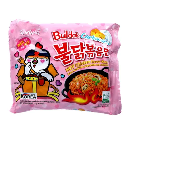 Ātri pagatavojamas nūdeles SAMYANG Ramen Buldak Carbonara, 130g