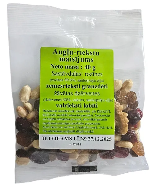 Augļu-riekstu maisījums ALIS CO, 40g