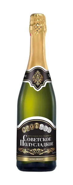 Augļu vīna dzēriens SOVIETSKOJE Polusladkoje, 10%, 0.75l