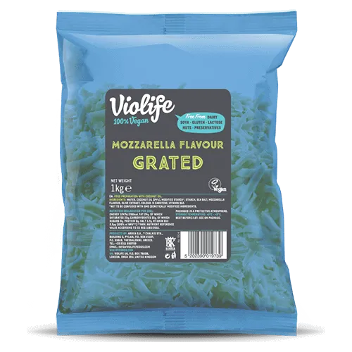Vegetable fat product VIOLIFE with Mozzarella flavor, grated, 1kg