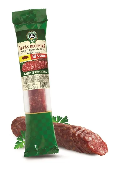 *Auksti kūpināta desa "Īsta gaļa 97%" 230g