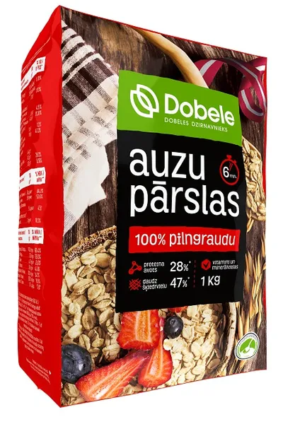 Auzu pārslas, DDZ,  1kg