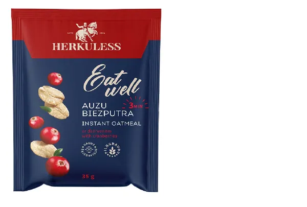 HERKULESS oatmela porridge with cranberries, 35g
