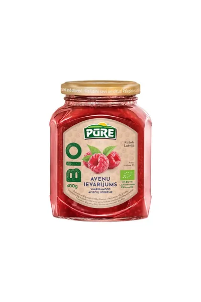 Raspberry jam PŪRE BIO, 400g
