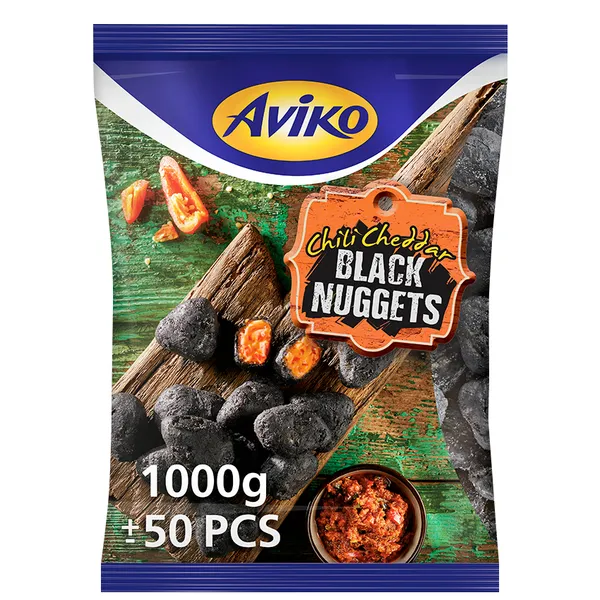 Aviko Black ChiliCheddar Nuggets, 1kg