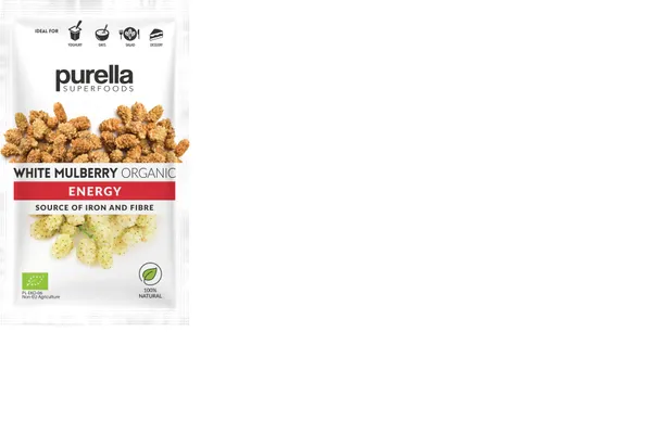 Baltā zīdkoka ogas, kaltētas PURELLA, 45g