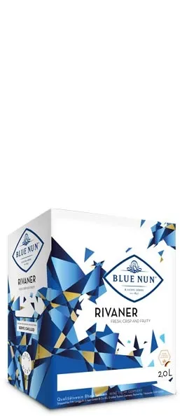 Baltvīns BLUE NUN Rivaner Rheinhessen Qualitatswein, pussalds, 9,5%, 2l