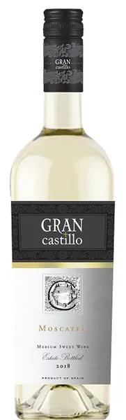 Baltvīns GRAN CASTILLO Moscatel, pussalds, 12,5%, 0.75 l