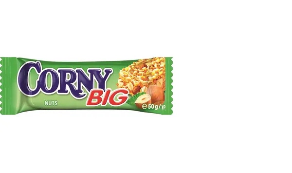 Batoniņš CORNY BIG riekstu, 50g
