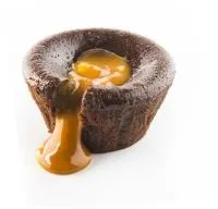 Frozen chocolate cake BELDESSERT Lava Cake, salty caramel, 2x9 g