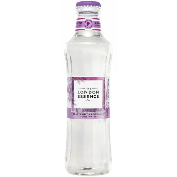 Bezalkoholisks dzēriens LONDON ESSENCE Grapefruit&Rosemary, gāzēts, stiklā, 0.2l (DEP)