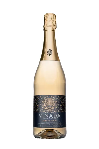 Bezalkoholisks dzirkstošais baltvīns VINADA Crispy Chardonnay, 0.75l (DEP)