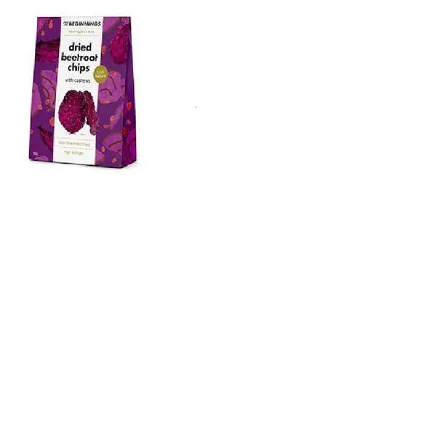 Beet chips THE BEGINNINGS with cashew nuts, 40g