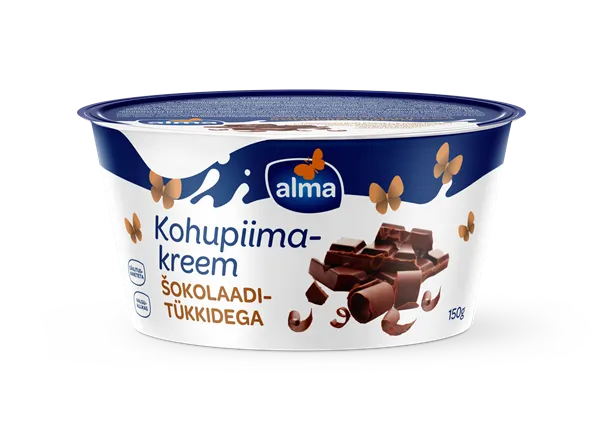 *Biezpiena krēms ALMA Straciatella (šokolādes gabaliņi), 150 g