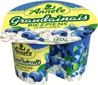 *Grainy CURD WITH blueberries 150g ANNELE