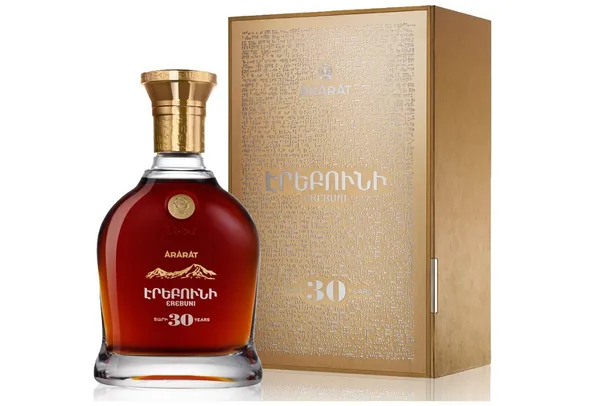 Brendijs ARARAT Erebuni, 30 Y.O., 40%, kastē, 0.7 l