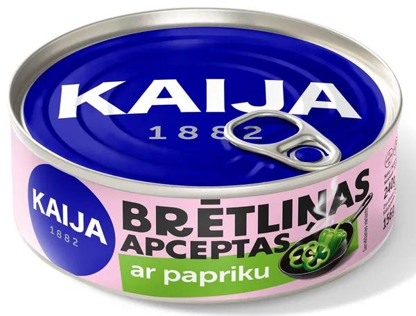 Brētliņas apceptas tomātu mērcē ar papriku KAIJA, 240g EO