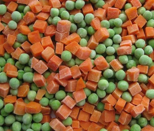 Burkānu un zirņu maisījums, saldēts  2,5 kg