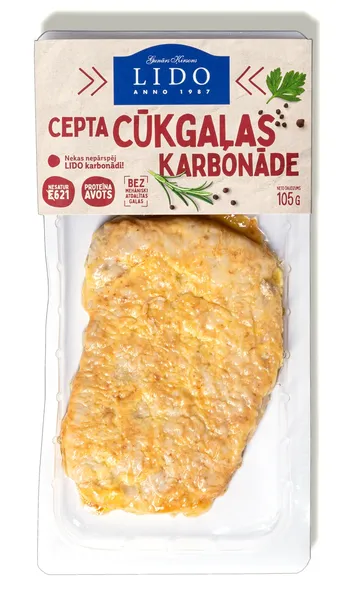 Cepta cūkgaļas karbonāde LIDO, 105g