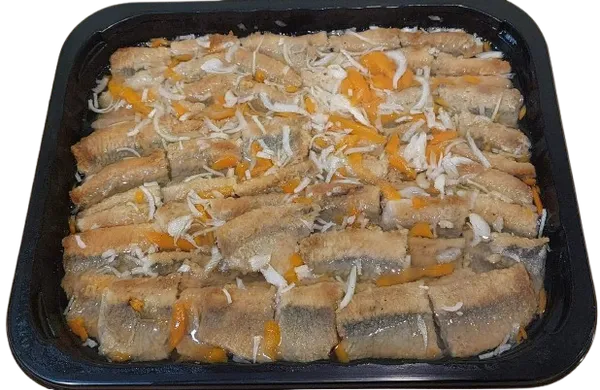 Cepta siļķu fileja želejā, 2 kg