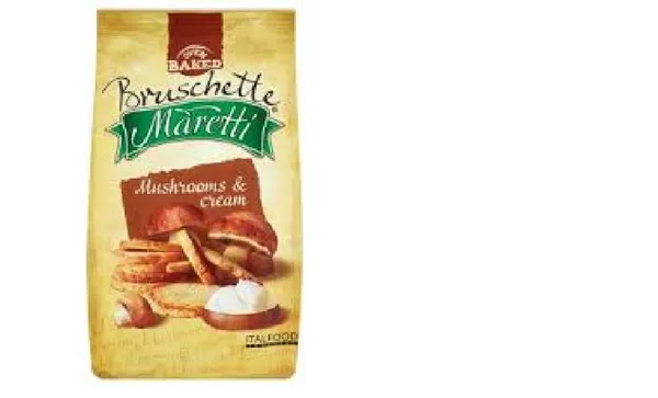 Ceptas sausmaizītes MARETTI ar sēņu un krējuma garšu, 70g