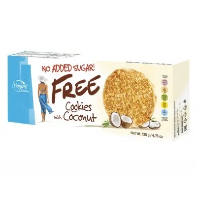 BOGUTTI FREE coconut cookies without added sugar, 135g