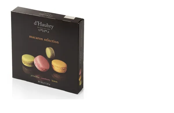 Biscuits D'HAUBRY Macaroons, pistachio, strawberry, lemon flavor, 108g