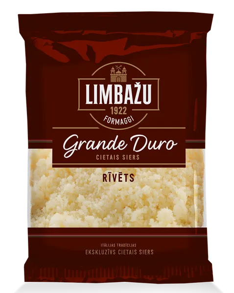 Hard cheese Grande Duro grated 100g, Limbažu Formaggi